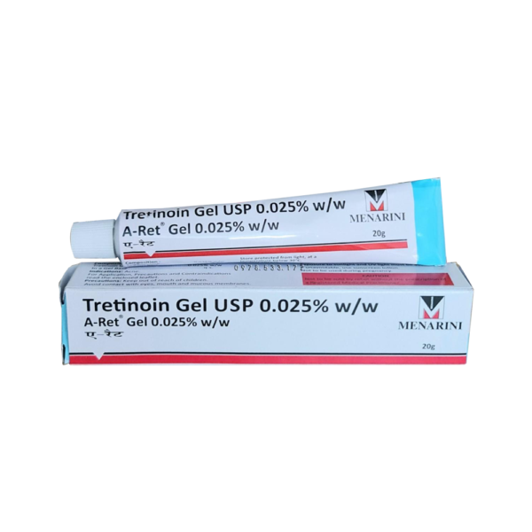 Tretinoin Gel 0.025% Retin-A Gel 20G EXP 09/25 - The World's Best Online Tretinoin Store
