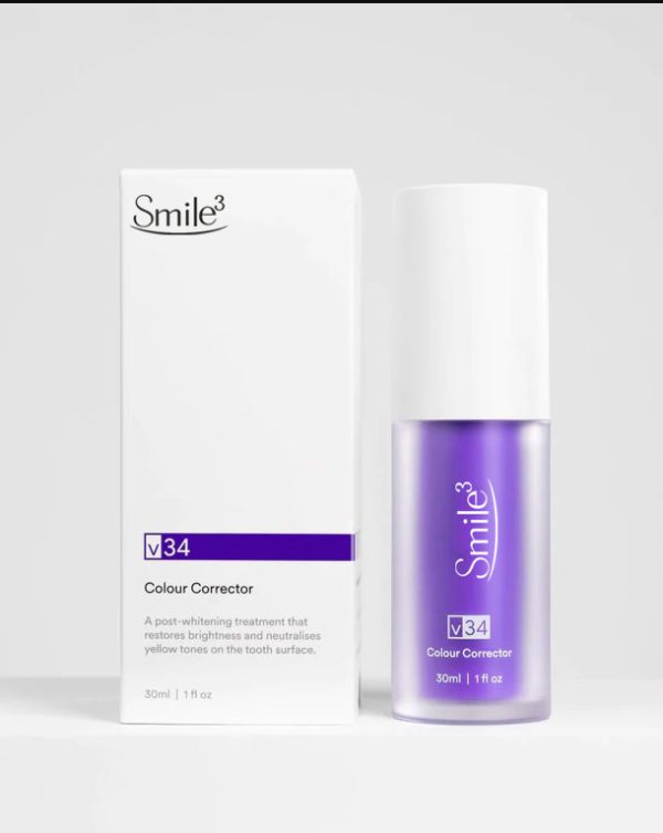 V34 Effective Violet Colour Corrector Teeth Whitening Toothpaste 30ml - The World's Best Online Tretinoin Store